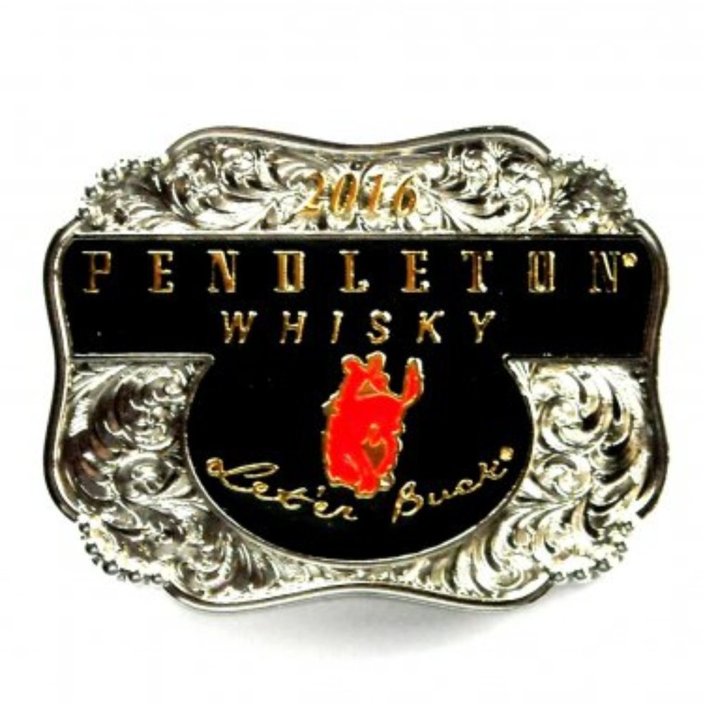2016 Pendleton Whisky Rodeo Montana Silversmiths Belt Buckle
